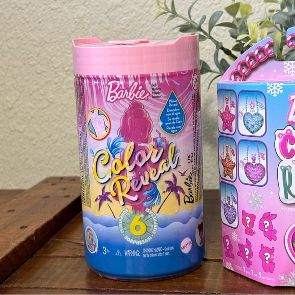 Barbie Color Reveal Sand &Sun Series Chelsea Surprise Doll/Cutie Reveal Purse - Picture 3 of 8